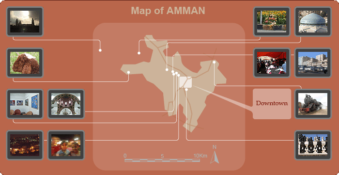 Map of Amman