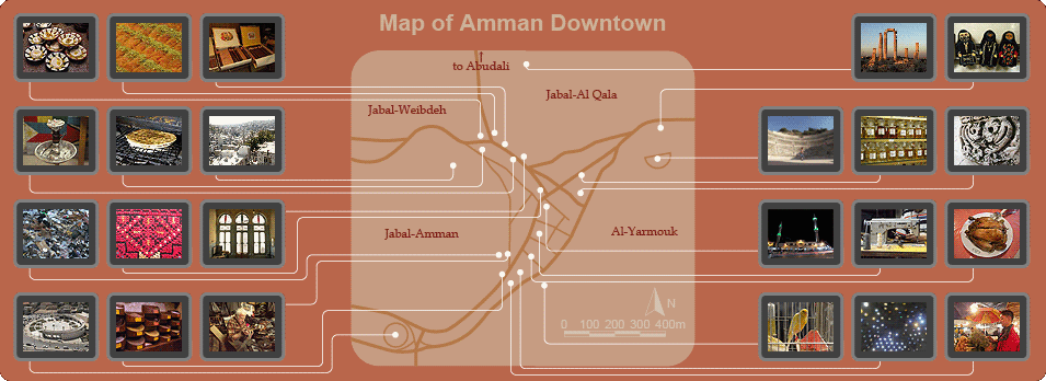 Map of downtown
